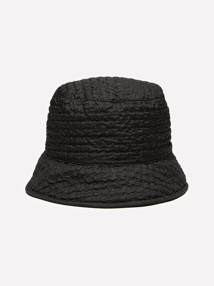 Black bucket hat - women's hats - Black | Sisley image number 1